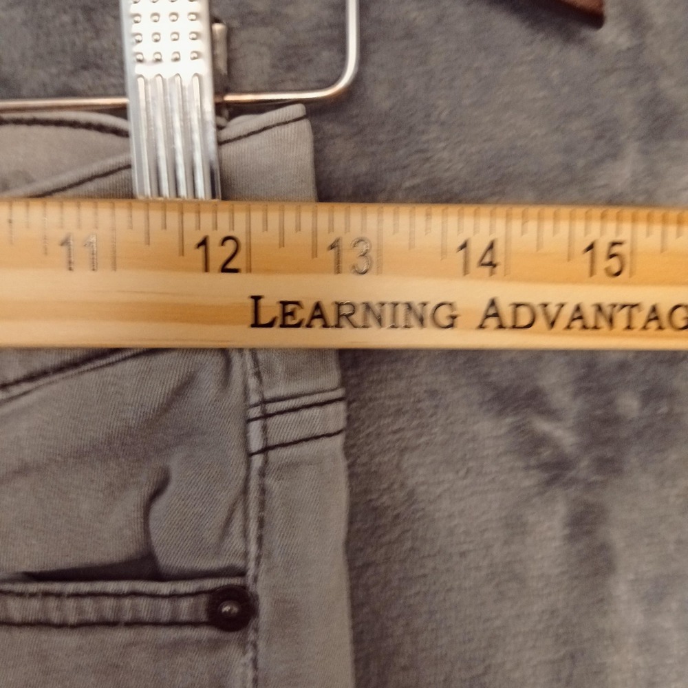 7 For All Mankind Jeans Womens 24 Gray The‎ Skinny Stretch Denim Five Pocket - Picture 3 of 11
